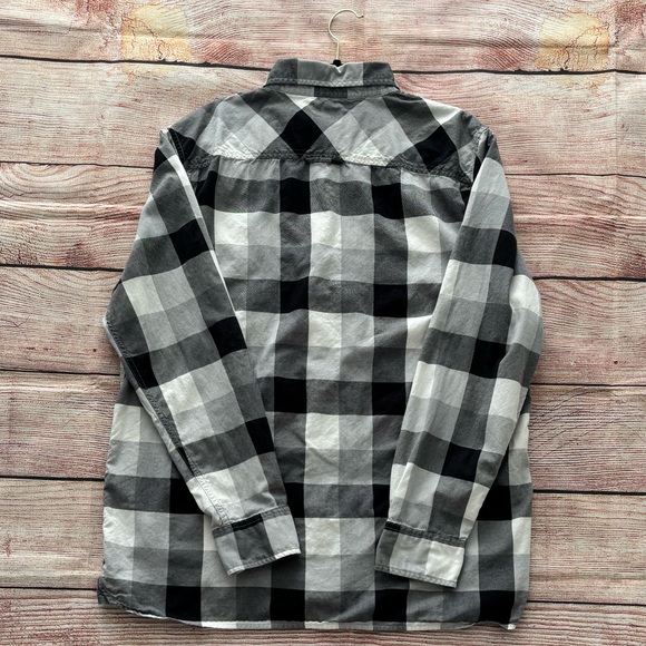 Sun + Stone • Men's Burke Regular-Fit Plaid Button-Down Shirt - Size XXL - Picture 13 of 16